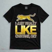I Just Like Cheetahs Ok T-Shirt thumb 5