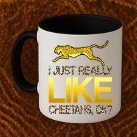 I Just Like Cheetahs Ok Coffee Mug thumb 2