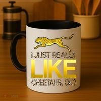 I Just Like Cheetahs Ok Coffee Mug thumb 4