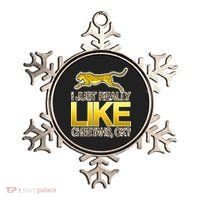 I Just Like Cheetahs Ok Ornament thumb 0
