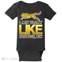 I Just Like Cheetahs Ok Baby Bodysuit thumb 0