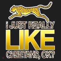 I Just Like Cheetahs Ok Hat thumb 2
