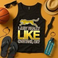 I Just Like Cheetahs Ok Tank Top thumb 4