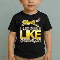 I Just Like Cheetahs Ok Toddler T-Shirt thumb 2