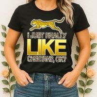 I Just Like Cheetahs Ok Women's T-Shirt thumb 2