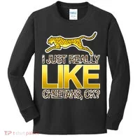 I Just Like Cheetahs Ok Kids Long Sleeve Shirt thumb 0