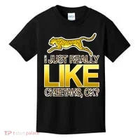 I Just Like Cheetahs Ok Kids T-Shirt thumb 0