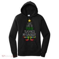 I Just Like To Teach, Teachings My Favorite Women's Hoodie thumb 0