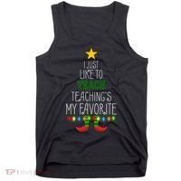 I Just Like To Teach, Teachings My Favorite Tank Top thumb 0