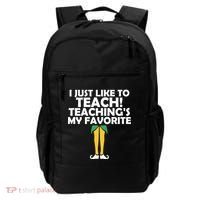 I Just like to Teach Teaching's My Favorite Elves Backpack thumb 0