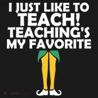 I Just like to Teach Teaching's My Favorite Elves Women's Hoodie thumb 2