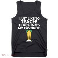 I Just like to Teach Teaching's My Favorite Elves Tank Top thumb 0