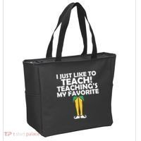 I Just like to Teach Teaching's My Favorite Elves Tote Bag thumb 2