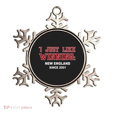 I Just Like Winning New England Ornament