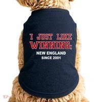 I Just Like Winning New England Doggie Tank thumb 0