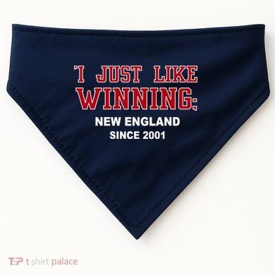 I Just Like Winning New England USA-Made Doggie Bandana