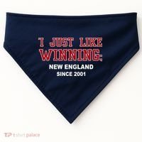 I Just Like Winning New England USA-Made Doggie Bandana thumb 0