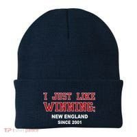 I Just Like Winning New England Beanie thumb 0