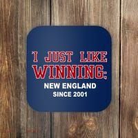I Just Like Winning New England Coaster thumb 0