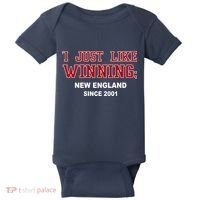 I Just Like Winning New England Baby Bodysuit thumb 0