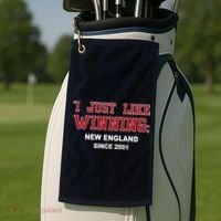 I Just Like Winning New England Golf Towel thumb 2