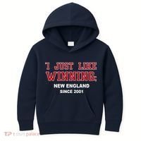 I Just Like Winning New England Kids Hoodie thumb 0