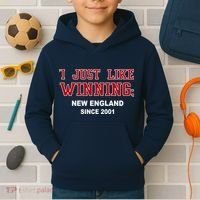 I Just Like Winning New England Kids Hoodie thumb 2