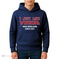 I Just Like Winning New England Kids Hoodie thumb 4