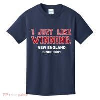 I Just Like Winning New England Kids T-Shirt thumb 0