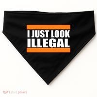 I Just Look Illegal Box USA-Made Doggie Bandana thumb 0