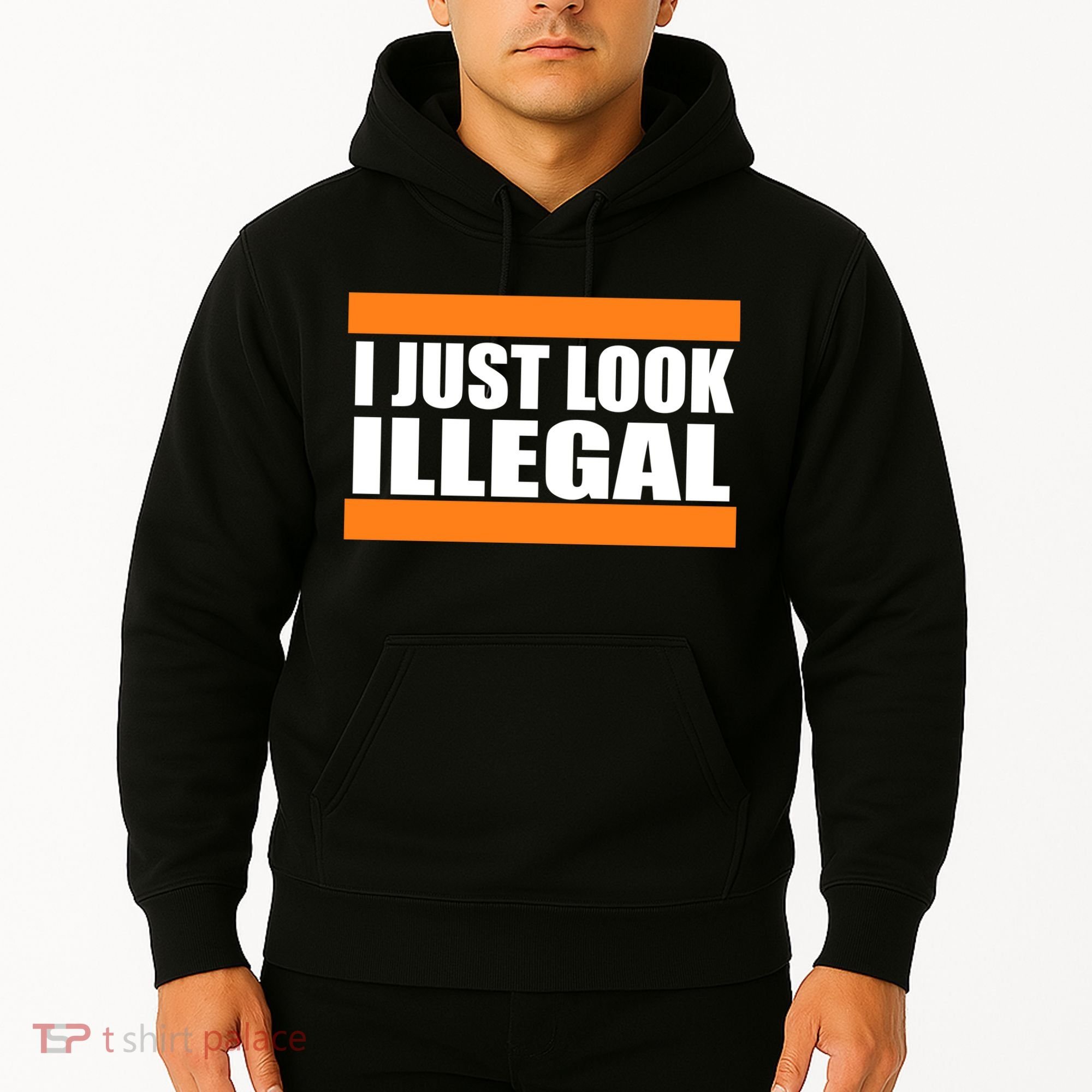 I Just Look Illegal Box Hoodie