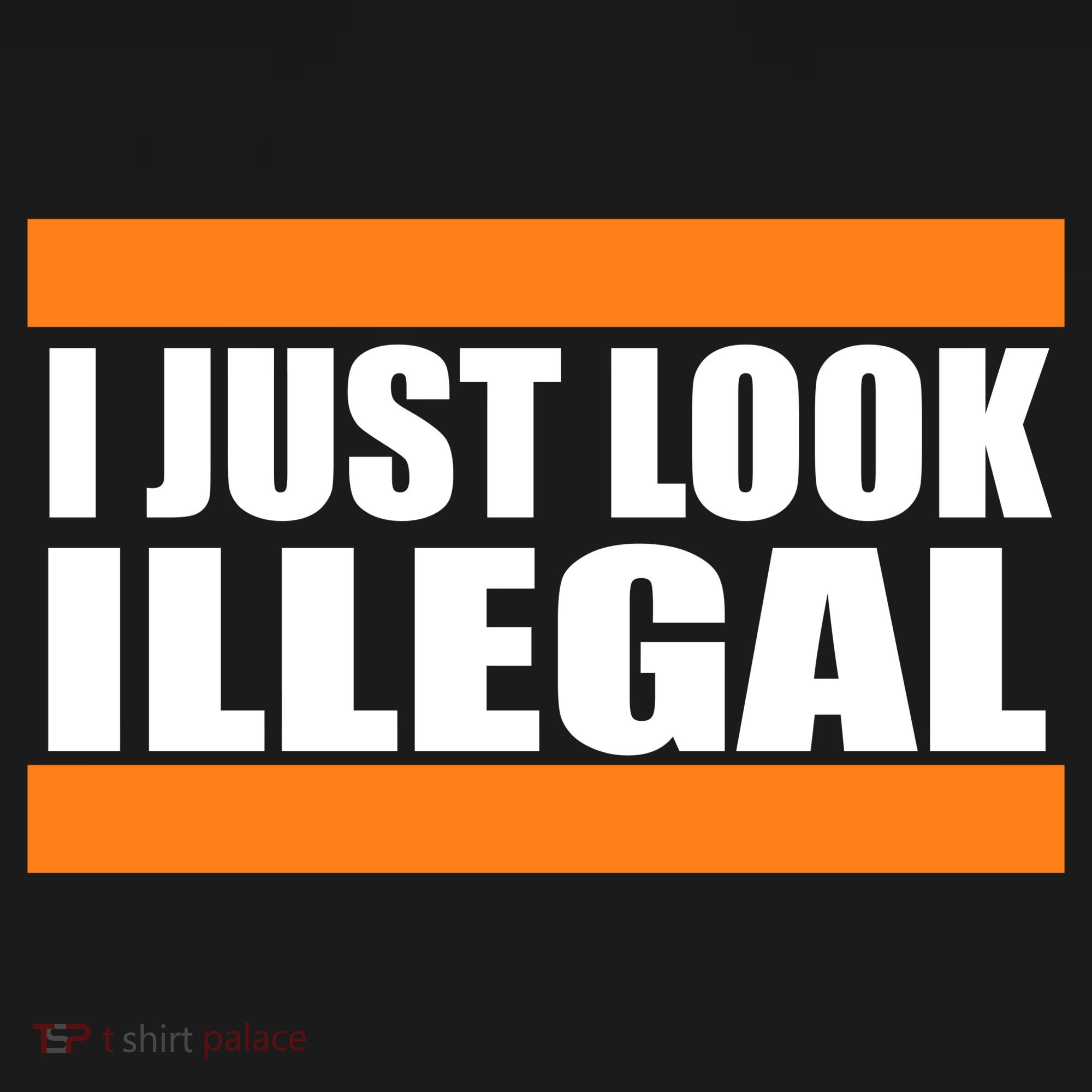 I Just Look Illegal Box Long Sleeve Shirt