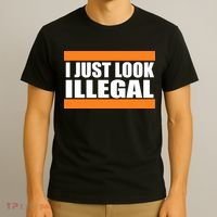 I Just Look Illegal Box T-Shirt thumb 3