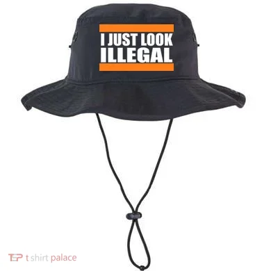 I Just Look Illegal Box Bucket Hat