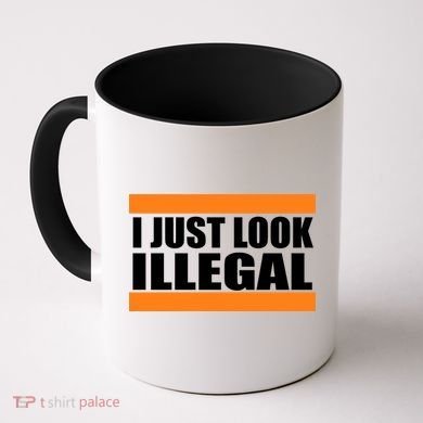 I Just Look Illegal Box Coffee Mug