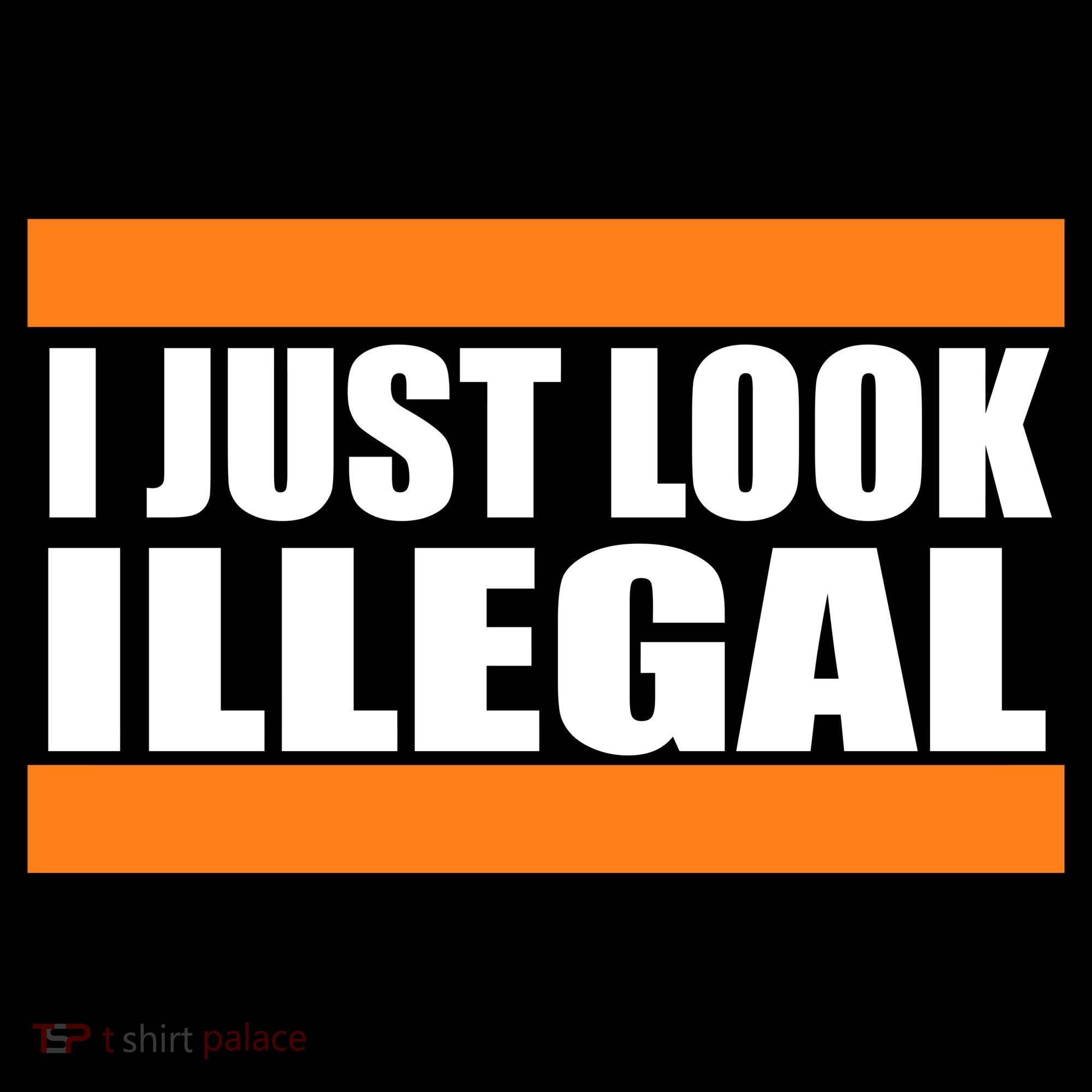 I Just Look Illegal Box Polo