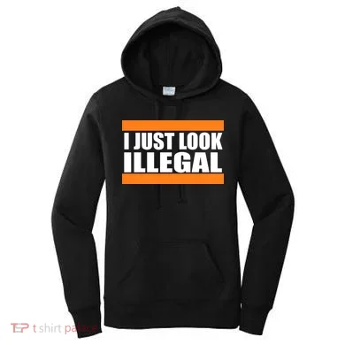 I Just Look Illegal Box Women's Hoodie