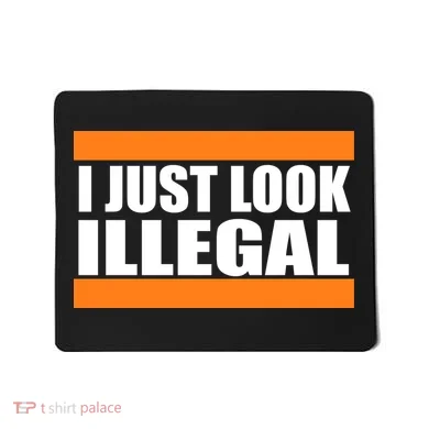 I Just Look Illegal Box Mousepad