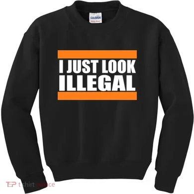 I Just Look Illegal Box Kids Sweatshirt
