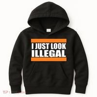 I Just Look Illegal Box Kids Hoodie thumb 0