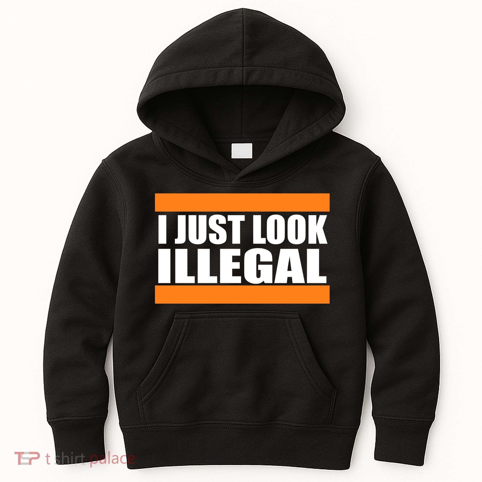 I Just Look Illegal Box Kids Hoodie