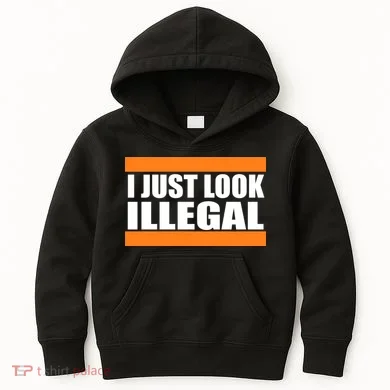 I Just Look Illegal Box Kids Hoodie