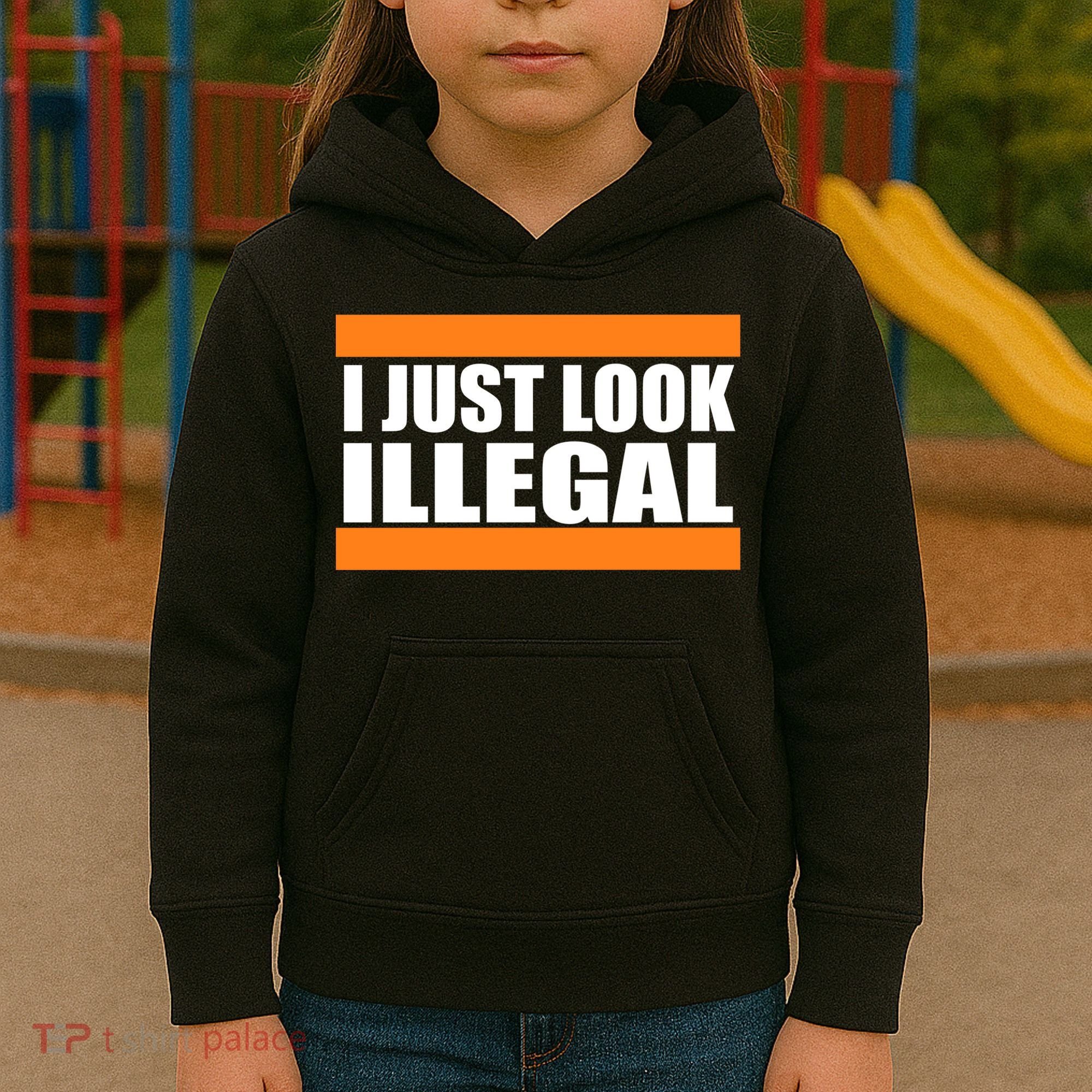 I Just Look Illegal Box Kids Hoodie