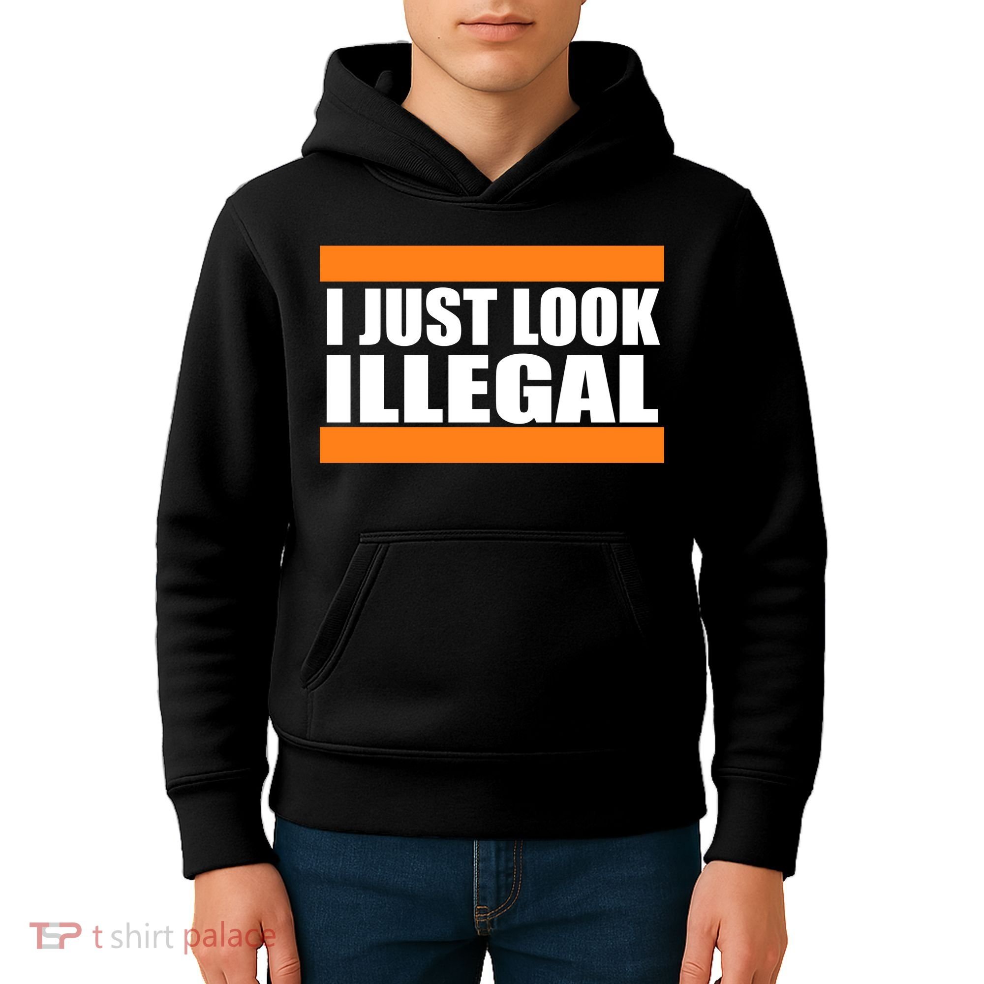 I Just Look Illegal Box Kids Hoodie