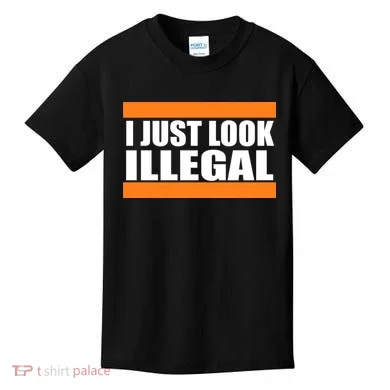 I Just Look Illegal Box Kids T-Shirt