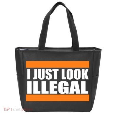 I Just Look Illegal Box Tote Bag