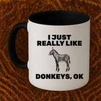 I Just Really Like Donkeys Ok Coffee Mug thumb 2