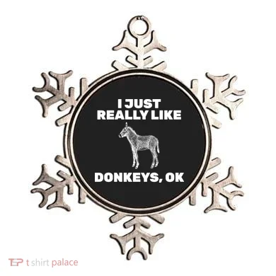I Just Really Like Donkeys Ok Ornament