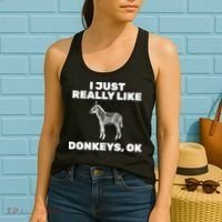 I Just Really Like Donkeys Ok Women's Tank Top thumb 2