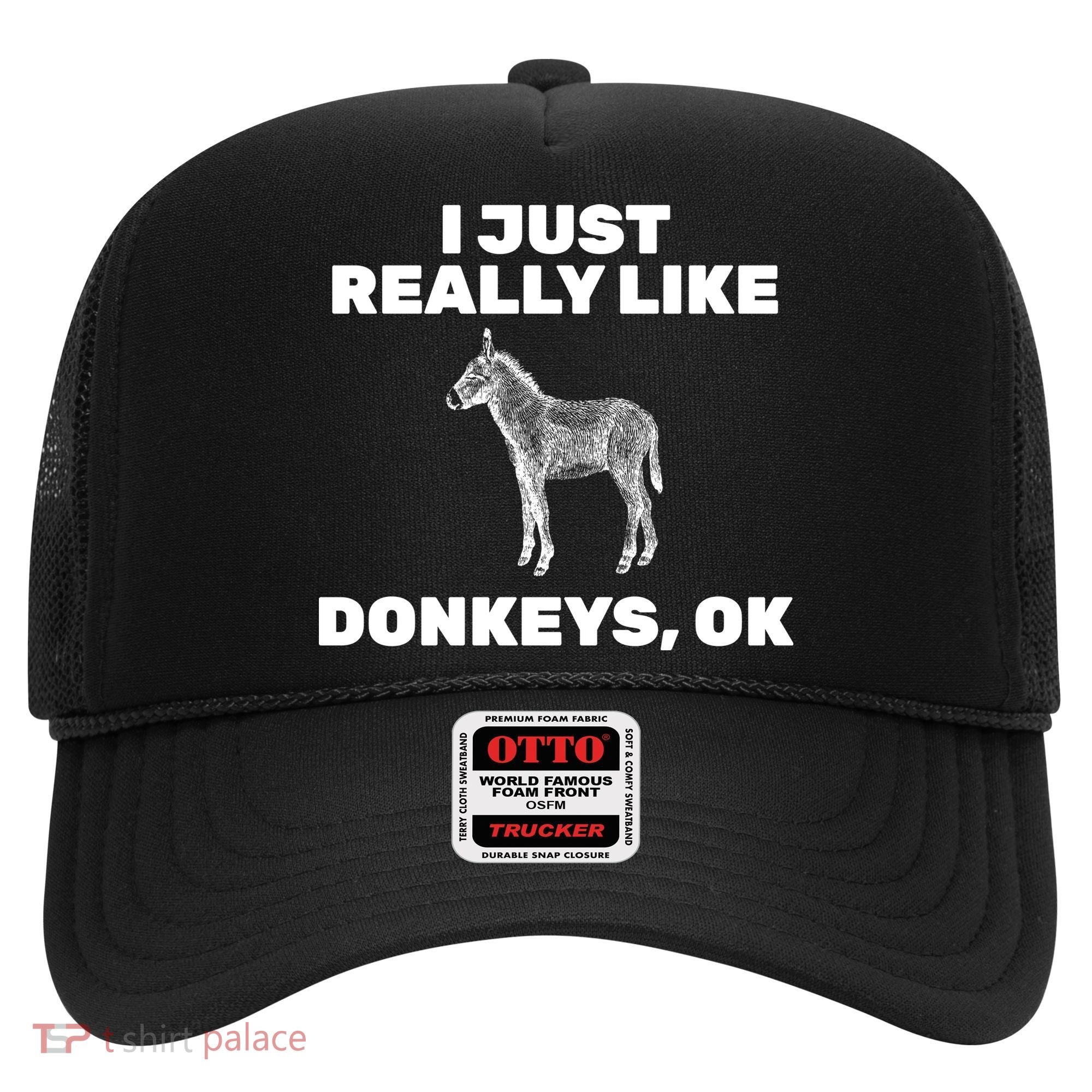 I Just Really Like Donkeys Ok Hat
